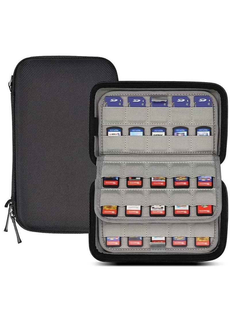 80 Games Holder Cartridges Storage Case 80 Switch Game Card Case Switch Card Holders for Nintendo Switch Physical Games or SD Memory Cards - Image 1