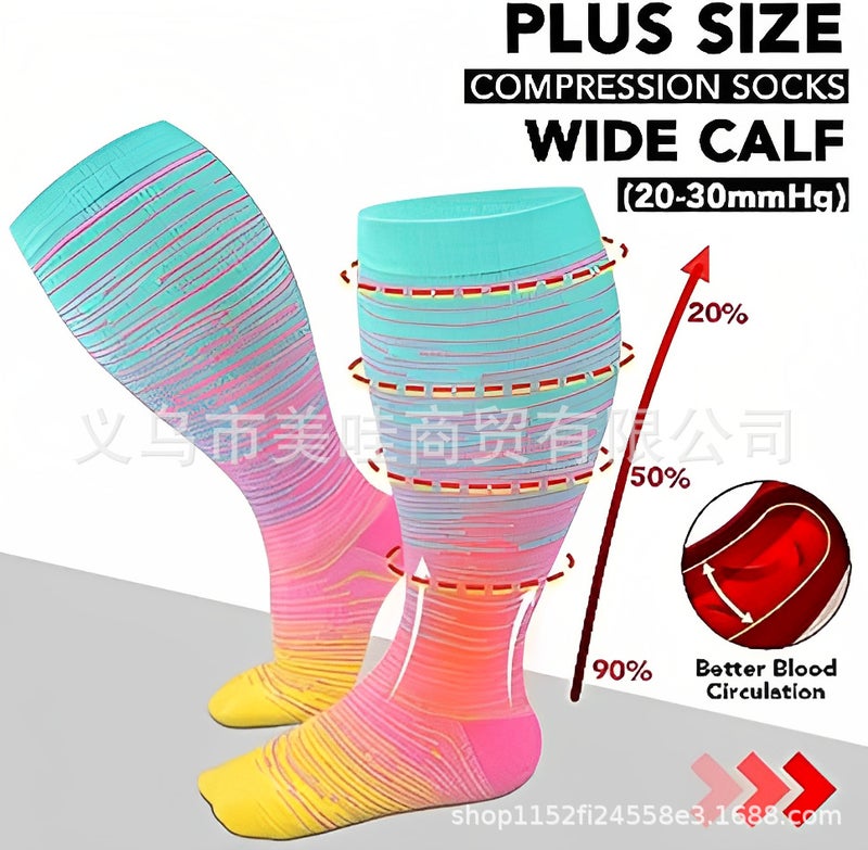 New Popular Compression Sock Extra Large Compression Socks Elastic Socks - Image 3