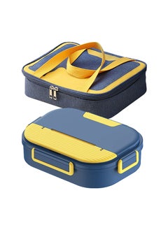 Bonita Lunch Box For Students Kids Adults Insulated Lunch Box Stainless Steel 4 Compartment Lunch Box For Office With Soup Bowl BPA Free Sealed And Leak Proof With Box Bag  - Image 1