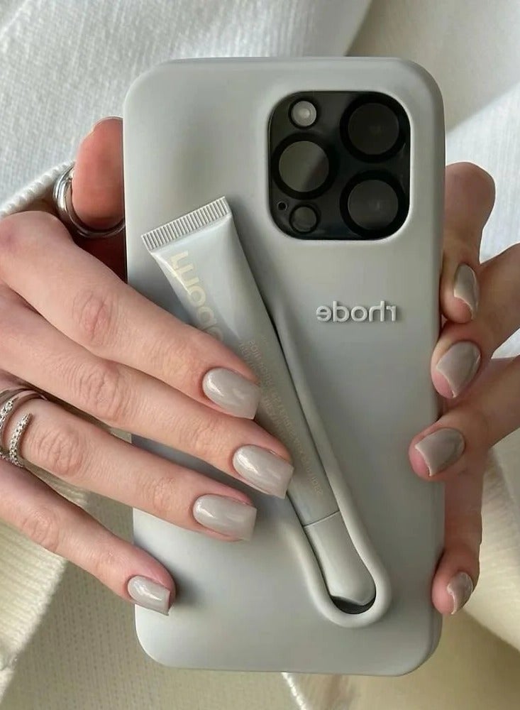 Rhode iPhone 15 Pro Max Phone Case with lip gloss ,Silicone shockproof and scratch-resistant protective case,Rhode Case with Silicone Lipstick Holder,Applicable to iPhone 15 Pro Max(Unscented) - Image 2