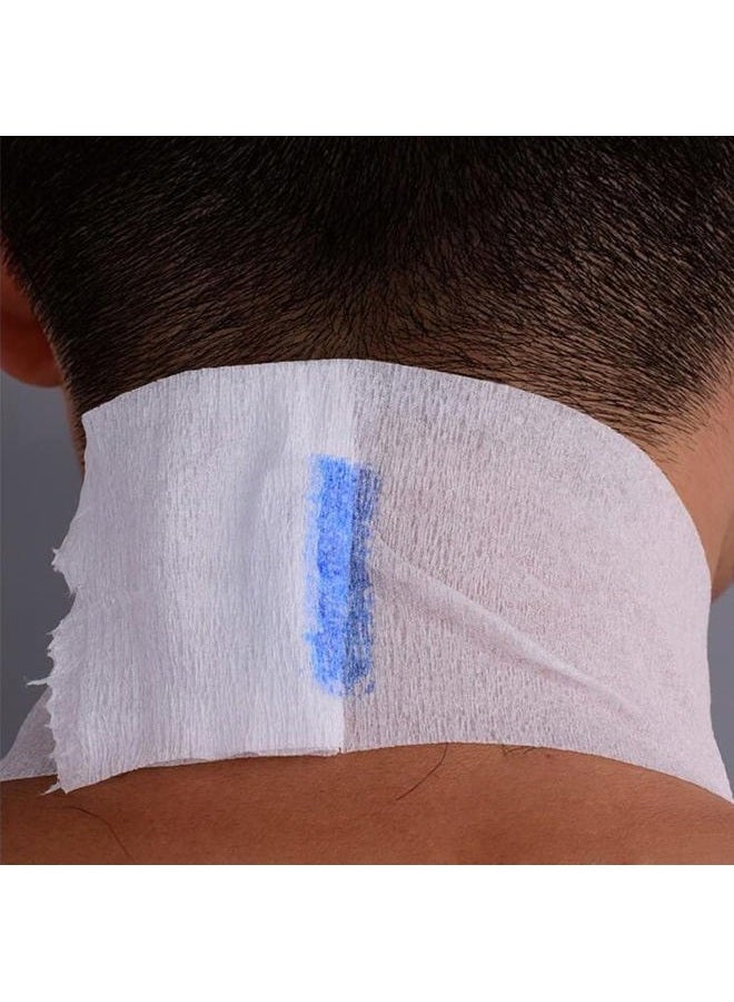 UPSTORE 85 Counts Disposable Barber Neck Strip Professional Stretchy Paper Neck Band Protector Hairdressing Accessory Tool Barber Accessories Hair Washing Cutting Shaving Styling Coloring - Image 5