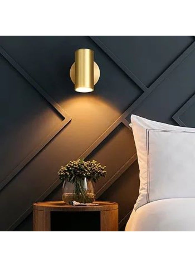 أضواء كاشفة لاسلكية داخلية مع جهاز تحكم عن بعد مغناطيسي للقراءة بجانب السرير يعمل بالبطارية، ضوء محايد 4000 كلفن، 3 ألوان قابلة للتعتيم،باللون ذهبي - Image 5