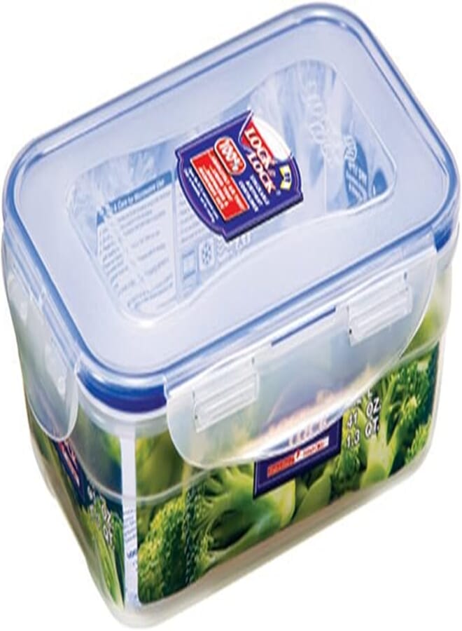 LocknLock Lock & Rectangle Plastic Container transparent 1.2L HPL321