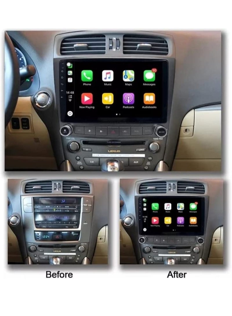 Android Screen For Lexus IS250 IS300 IS200 IS220 IS350 2005 2006 2007 2008 2009 Car Radio Bluetooth carplay BT WIFI Touchscreen multimedia Support Apple Carplay Android Auto 4GB RAM - Image 2