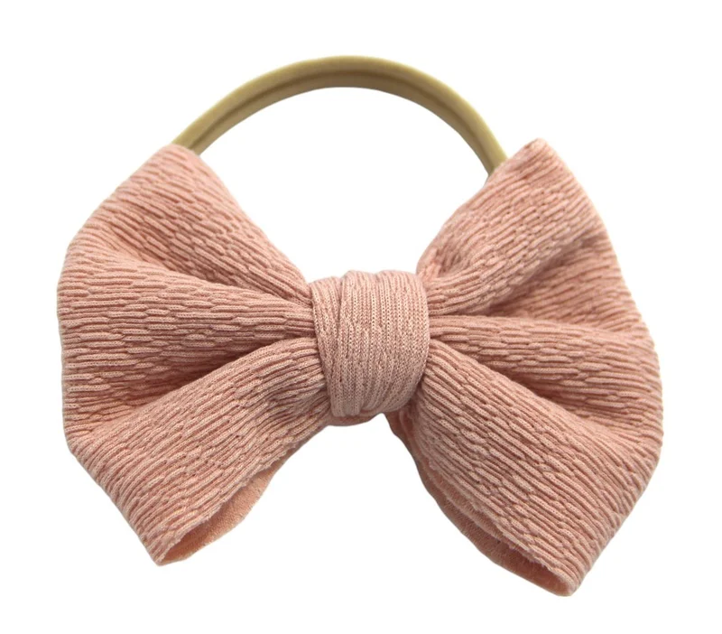 D'Daniela Aisha Glasses and Bow Barrette Ponytail Set For Babies and Girls - Beige