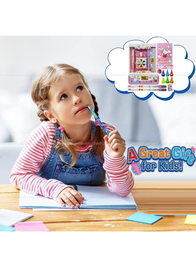 FunBlast Bunny Stationery Kit for Kids - Stationery Box Pencil Pen Eraser Sharpener and Cartoon Pencil Box- Stationary Kit Set for Boys and Girls, Birthday Return Gift for Kids (Multicolor) - Image 4