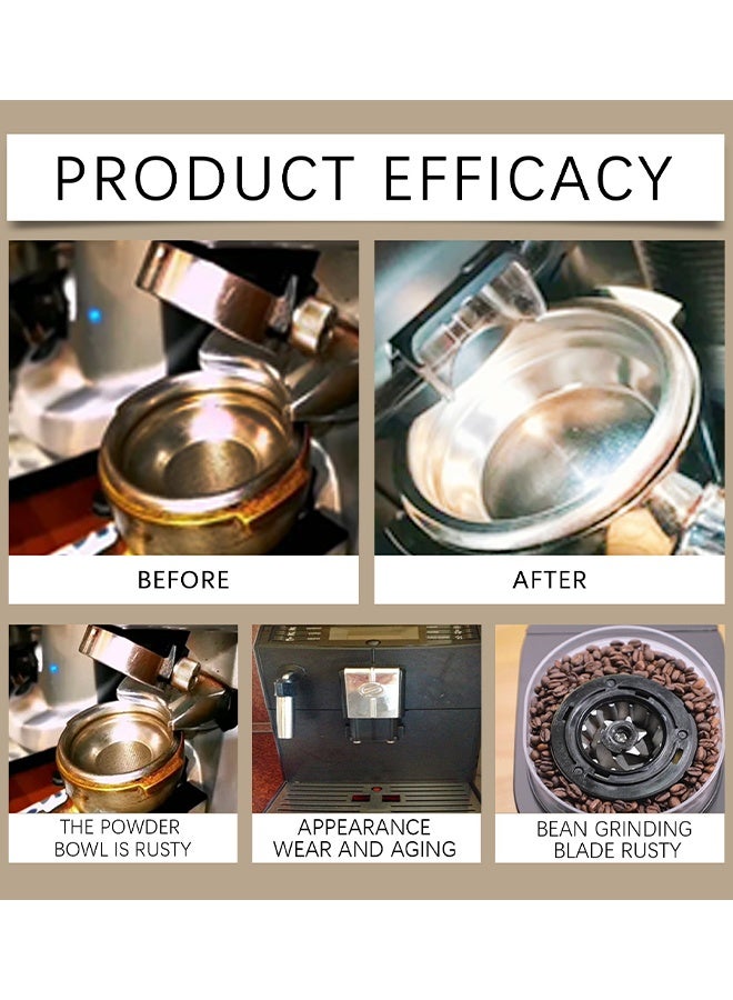 JUE-FISH Coffee Machine Descaler, Coffee Machine Descaling Solution, Deep Cleans Limescale&Coffee Oils, Environmentally Friendly Universal Descaling Agent For Coffee And Espresso Machines, Powerful Formula Removes Tough Dirt And Grease (100ML) - Image 5