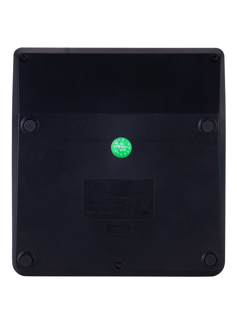 Deli EM01120 Calculator - Plastic 12 Digits - Black - Ideal for office, study, and accounting - Image 4