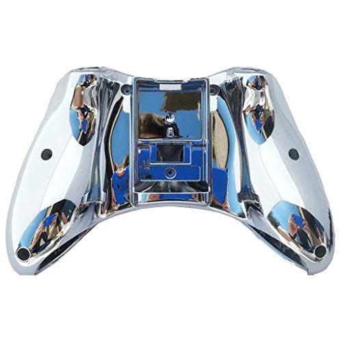 OSTENT Full Controller Shell Case Housing for Microsoft Xbox 360 Wireless Controller Color Silver - Image 4