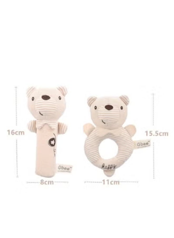 Gbee Top-Quality Material Organic Cotton Rattles Toy Set For Kids Hand Bell Infant Educational Mobiles Toys - Image 2