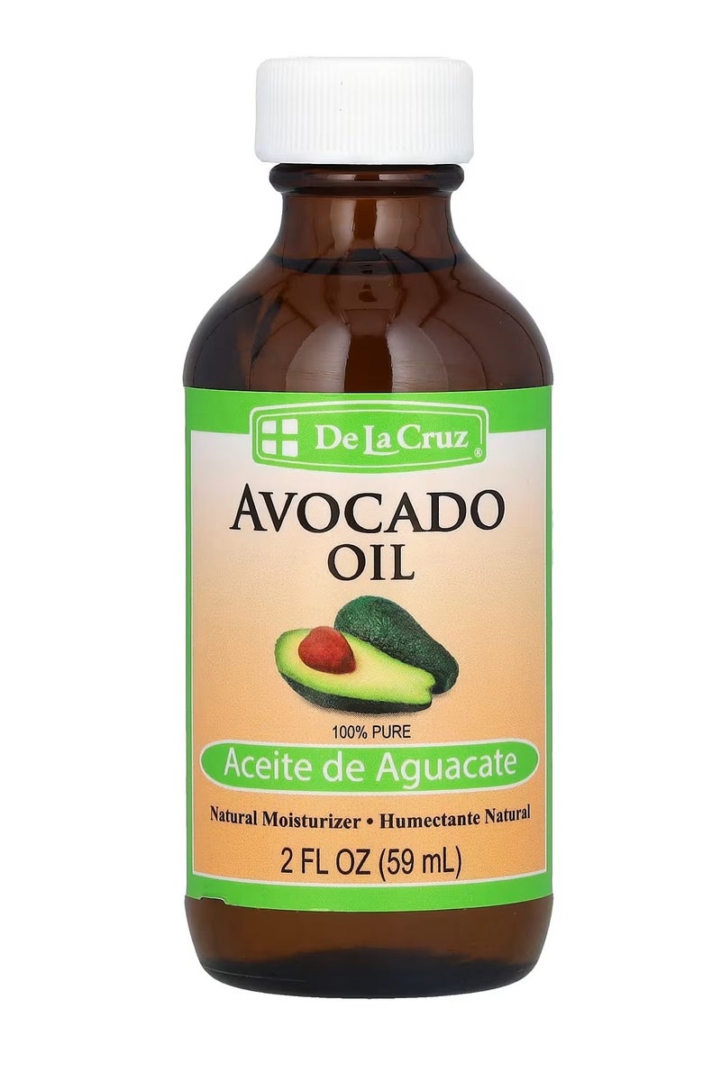 دي لا كروز زيت الأفوكادو النقي 100٪ ، 2 أونصة سائلة (59 مل)