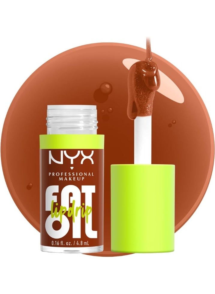 NYX PROFESSIONAL MAKEUP Fat Oil Lip Drip Lip Gloss - Fold07 Scrollin - - Image 1