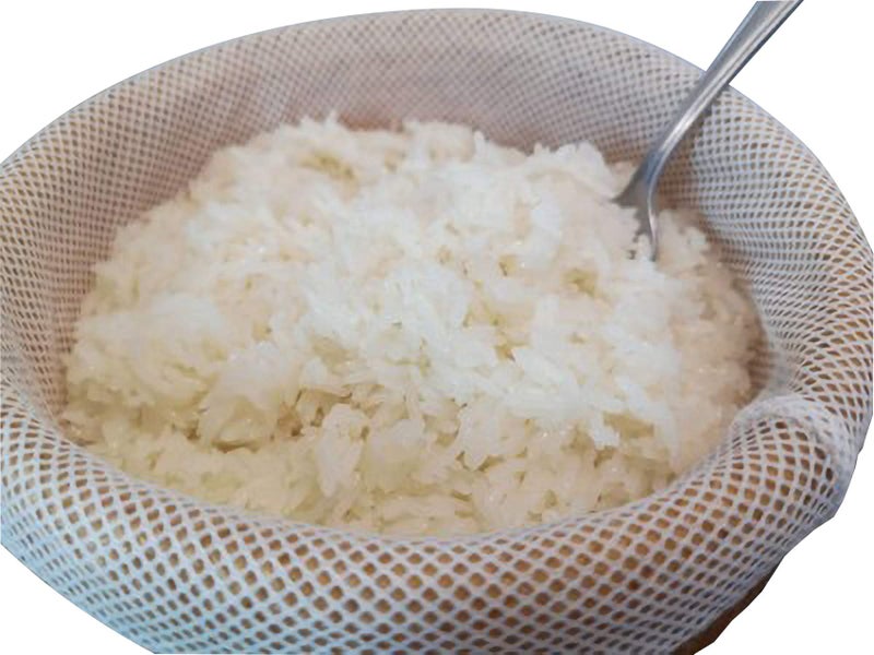 Plai Na Thai Sticky Rice Basket Steamer Bamboo for Pot Electric Cooker Asian Food - Image 2