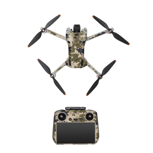 FSIDIWT Skin Stickers Compatible with DJI Mini 4 Pro, Waterproof Sticker Decal Skin DIY Accessory for DJI Mini 4 Pro Drone and RC 2 Controller (G) - Image 1