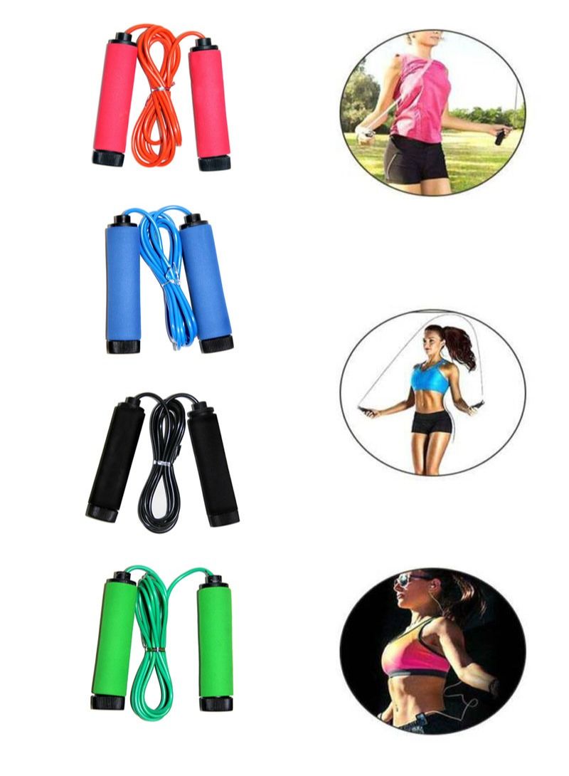 AGD Adjustable skipping rope with ergonomic handle for fitness training - Image 4