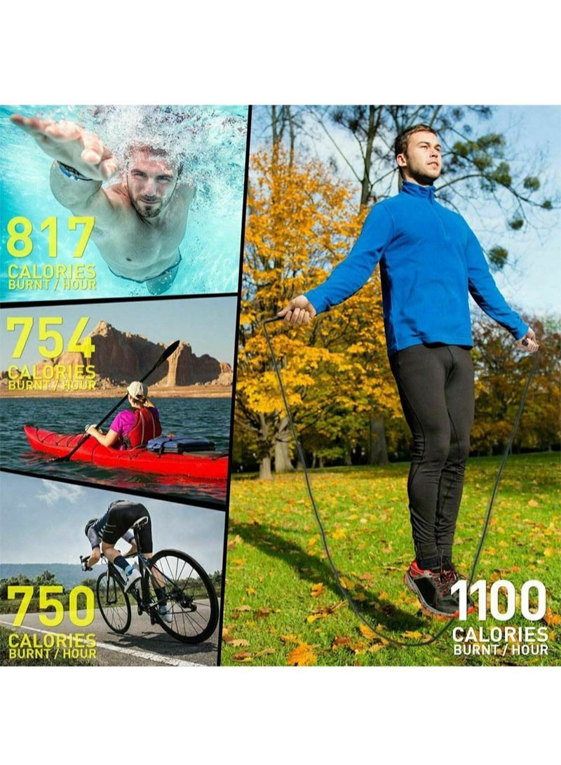 AGD Adjustable skipping rope with ergonomic handle for fitness training - Image 5