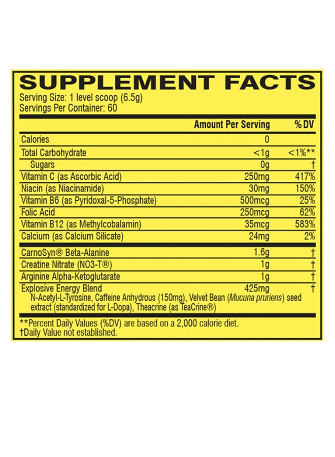 CELLUCOR C4 Original Explosive Pre-Workout - Icy Blue Raz - 60 Servings - Image 2