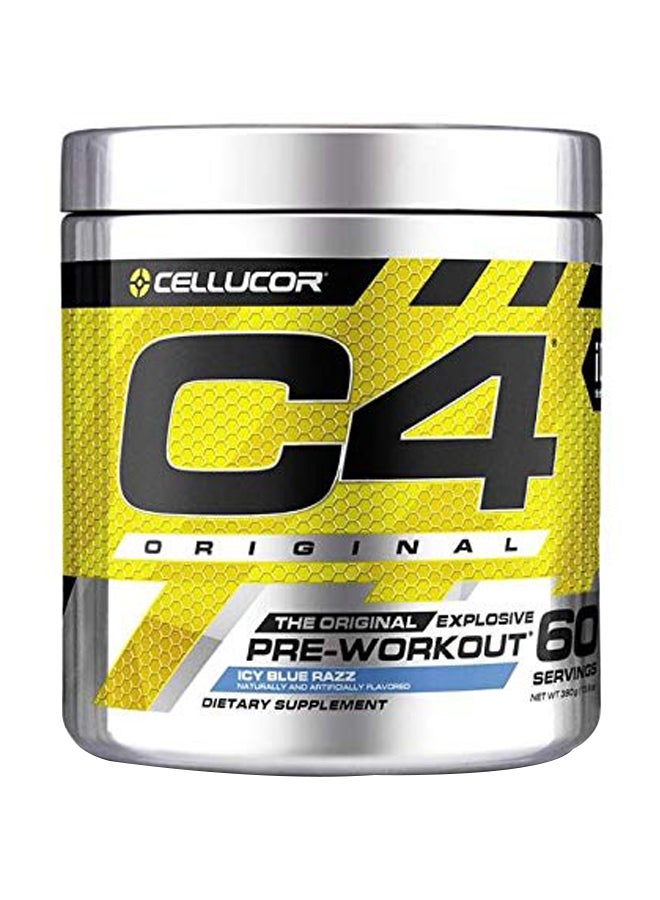 CELLUCOR C4 Original Explosive Pre-Workout - Icy Blue Raz - 60 Servings - Image 1