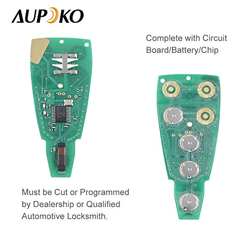 Aupoko GQ4-53T Key Fob Replacement for 2013-2021 Dodge Ram 1500, for 2013-2018 Dodge Ram 2500 3500 4500 5500, Keyless Entry Remote Start Control Replacement, 4 Button, Replaces 56046955 GQ4-53T, 2Pack - Image 5