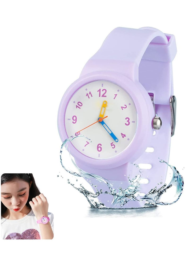 SYOSI Kids Watch Child Analog Waterproof Toddler Learning Time Wrist Watch Easy to Read Time WristWatches for Kids as Gift Girls Boys  - Image 1