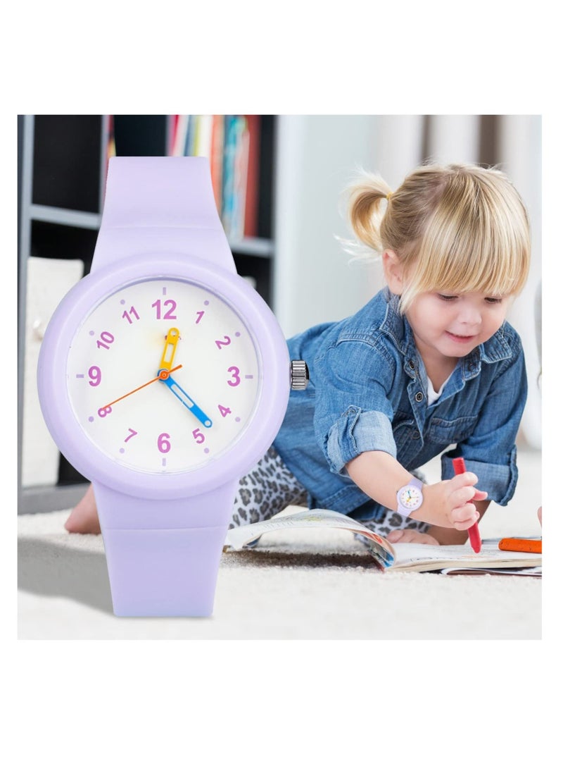 SYOSI Kids Watch Child Analog Waterproof Toddler Learning Time Wrist Watch Easy to Read Time WristWatches for Kids as Gift Girls Boys  - Image 3