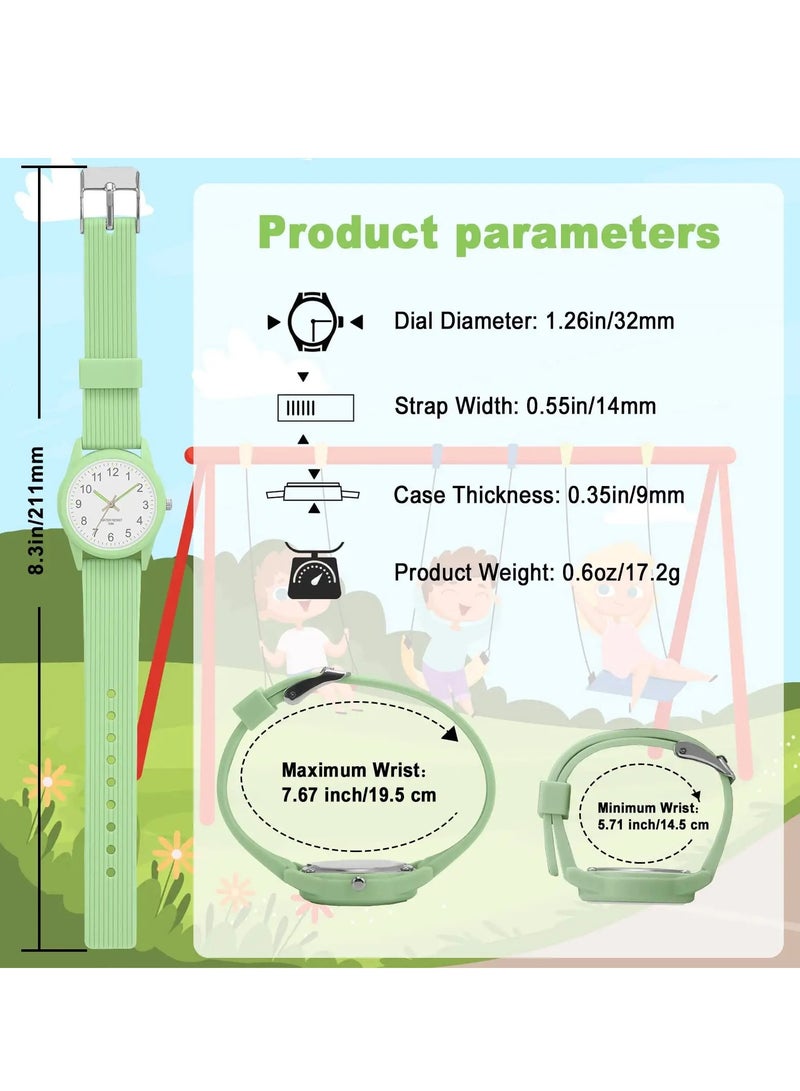 Kids Analog Watches for Boys Girls 50M Waterproof Kids Watches Learning Time Children Watch Easy to Read Great Birthday Gifts for Ages 3-15 Kids - Image 5