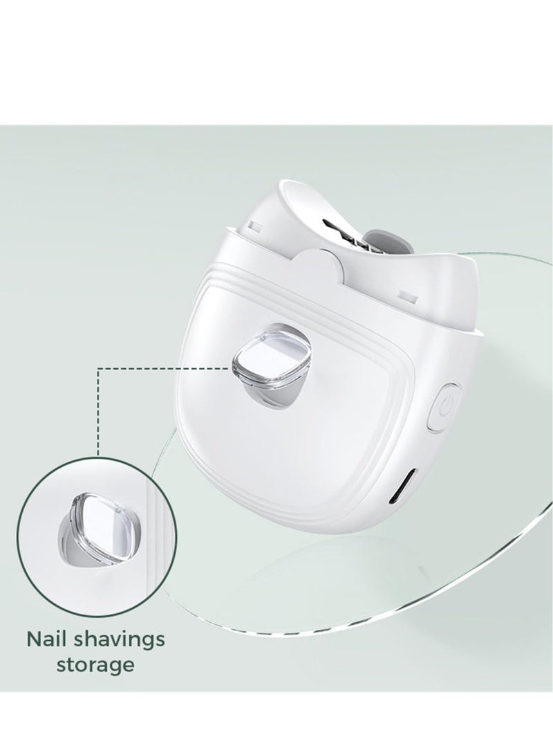 KASTWAVE Electric Automatic Nail Clipper, Safety Fingernail Cutter and Filer, Ergonomic Large Nail Clippers, Suitable for Caregivers, Adults - Image 4