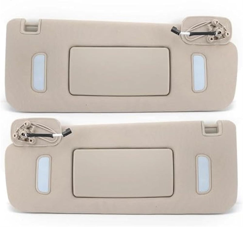 DEMULAX Beige Sun Visor Shade for Chevy Vehicles