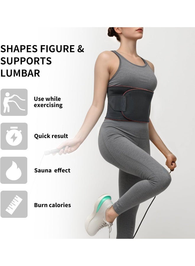 PROIRON Sweat Waist Trimmer Sweat Sauna Slim Belly Belt for Men and Women Sweat Band Waist Trainer for Back Support, Improved Posture for Workouts - Image 3