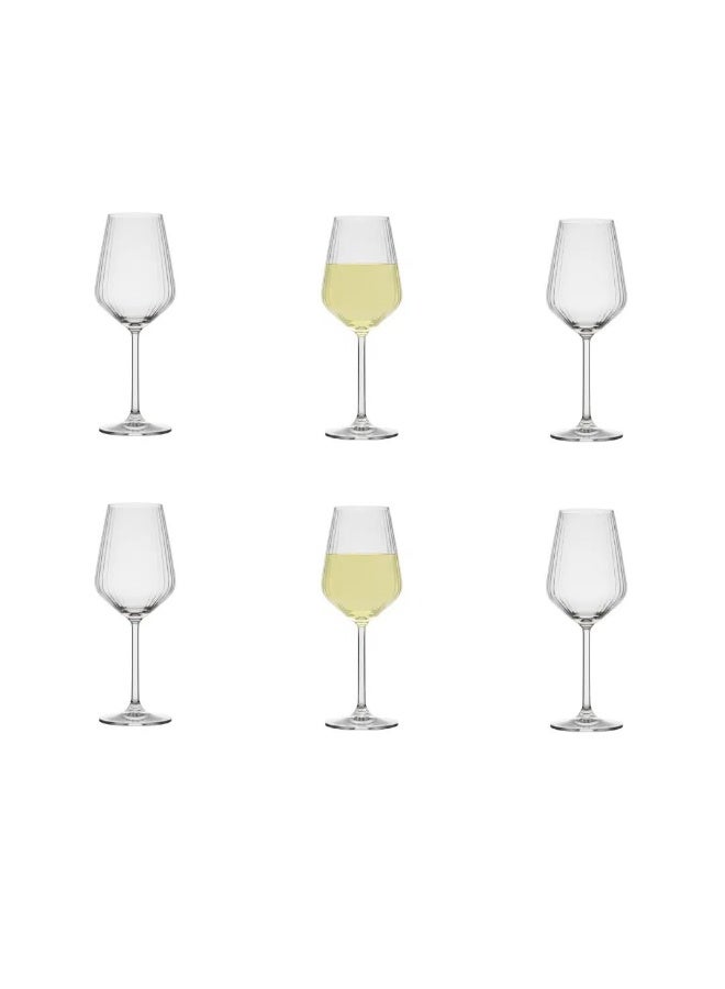 Pasabahce Allegra Focus Optic Juice Cup 350 ml – Bulgarian Made Elegant Stem Glass, Premium Clear Glass for Juice, Water & Cold Beverages - Image 1