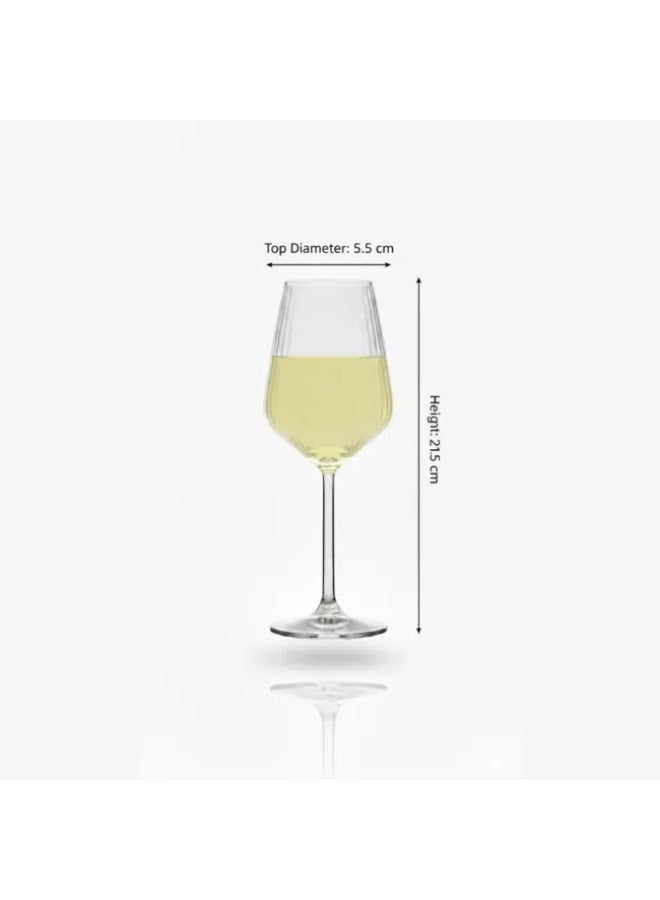 Pasabahce Allegra Focus Optic Juice Cup 350 ml – Bulgarian Made Elegant Stem Glass, Premium Clear Glass for Juice, Water & Cold Beverages - Image 3