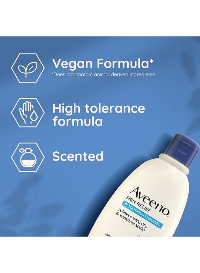 Aveeno Skin Relief Lenitive Shampoo for Dry and Sensitive Scalp 300ml - Image 3