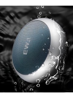 EWA AI 10 MINI BLUETOOTH SPEAKER, Portable Wireless Mini Speaker with Passive Subwoofer, Enhanced Impactive Bass, Tiny Body Loud Voice, Minimalism Design, Perfect Speaker for Sports, Travel and Home
