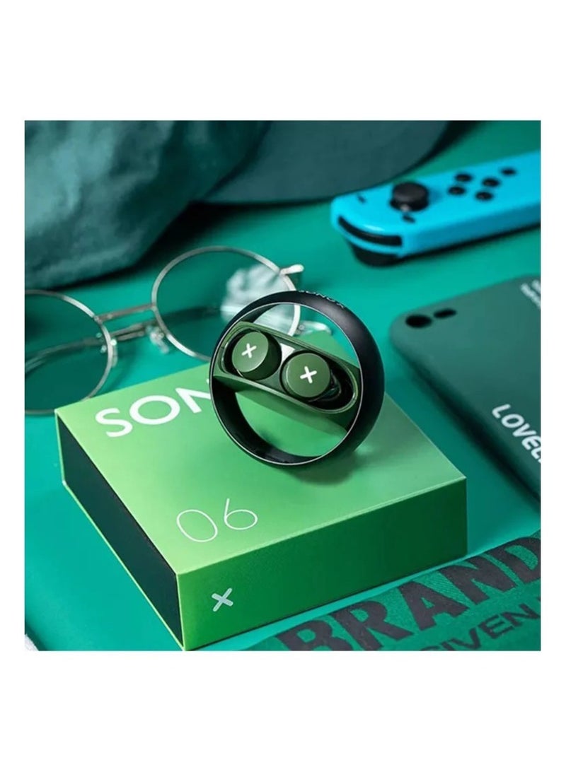 Song TWS Wireless Bluetooth Earphones HIFI Stereo Noise Reduction Qi Charging HD Call Microphone - Image 3