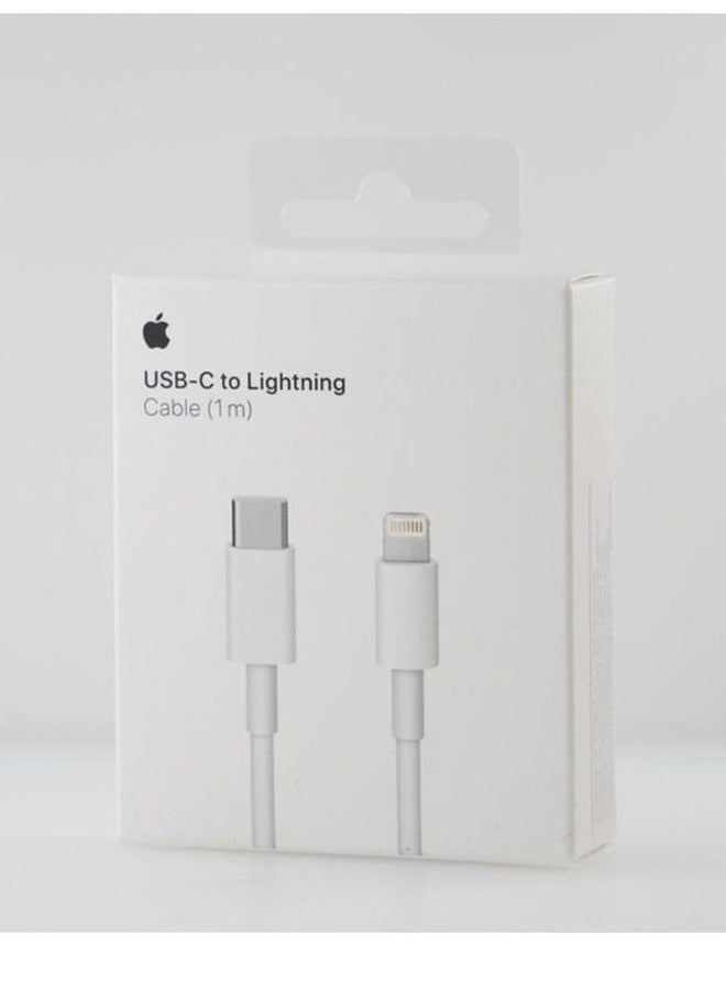 ابل  كابل USB-C إلى Lightning أبيض - Image 2