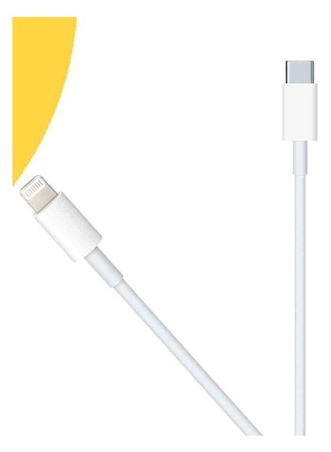 ابل  كابل USB-C إلى Lightning أبيض - Image 4