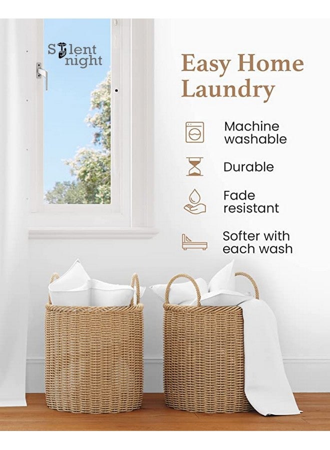 Silentnight Crib Ruffle Bed Skirt Microfiber Nursery Bedding Skirt for Baby Girls (28” x 52” x 14’’) Inch - Sage Solid - Image 5