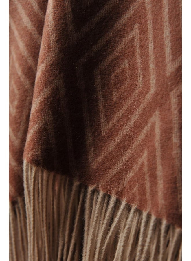 CUDDLE DREAMS CUDDLE DREAMS Premium Cashmere Throw Blanket with Fringe, Luxuriously Soft (Diamond Ochre)  - Image 5