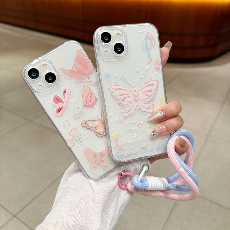 Light With Butterfly For Apple 13 Breaking Max Phone Case 12 13 14 15 Cartoon 15Pro Fine Hole 11Pro - Image 3