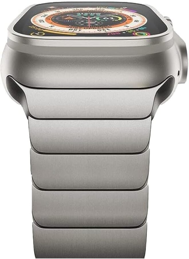 Next - Next Store Watch Band 42mm 44mm 45mm 49mm for Apple Watch Band Metal Stainless Steel Adjustable Replacement Wristband for iWatch Ultra Series 8/7/6/5/4/3/2/1 - Image 1