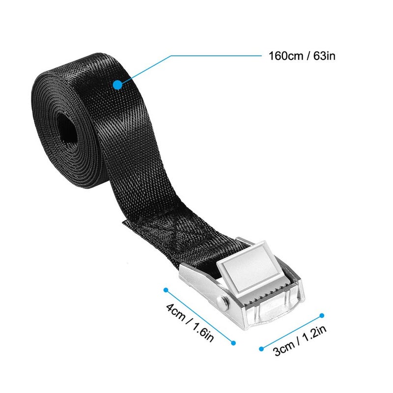 Picowe Cooler Tie Down Kit - Cam Buckle Lashing Straps for YETI & RTIC Coolers - Image 2
