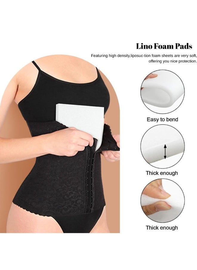 McDou 2 Pcs liposuction foam pads - Flat foam pads for liposuction after abdominal surgery, compression garments, Faja compression garments for tummy tuck and Lipo 360 post-operative support  - Image 1