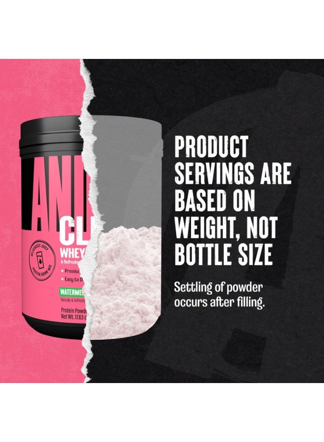 ANIMAL Universal Nutrition Animal Clear Whey Protein Isolate | Watermelon Limeade | 500g | 20g Protein & 5g BCAAs | Lean Muscle & Recovery Support - Image 2