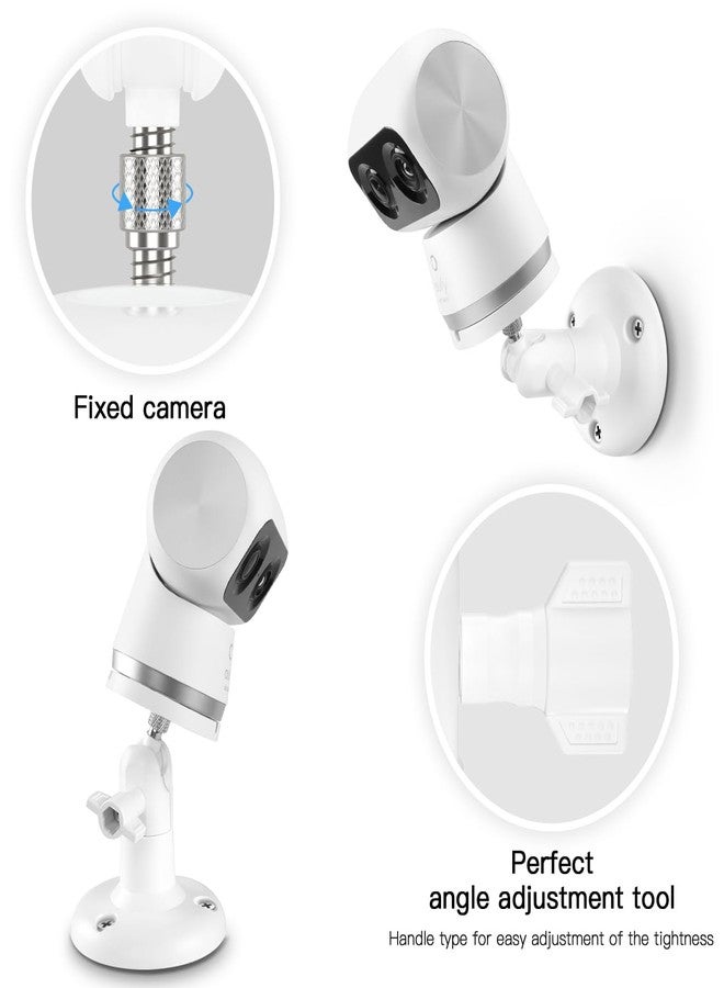 VOMENC Adjustable Bracket Mount Compatible with Eufy Security Indoor Cam S350 Camera (White) - Image 3