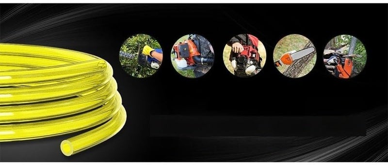 Small Engine Fuel Line Hose: Yellow Ethanol Resistant - UV Stable Fuel Line Tubing for Lawn Mowers Chainsaws String Trimmers - Image 5