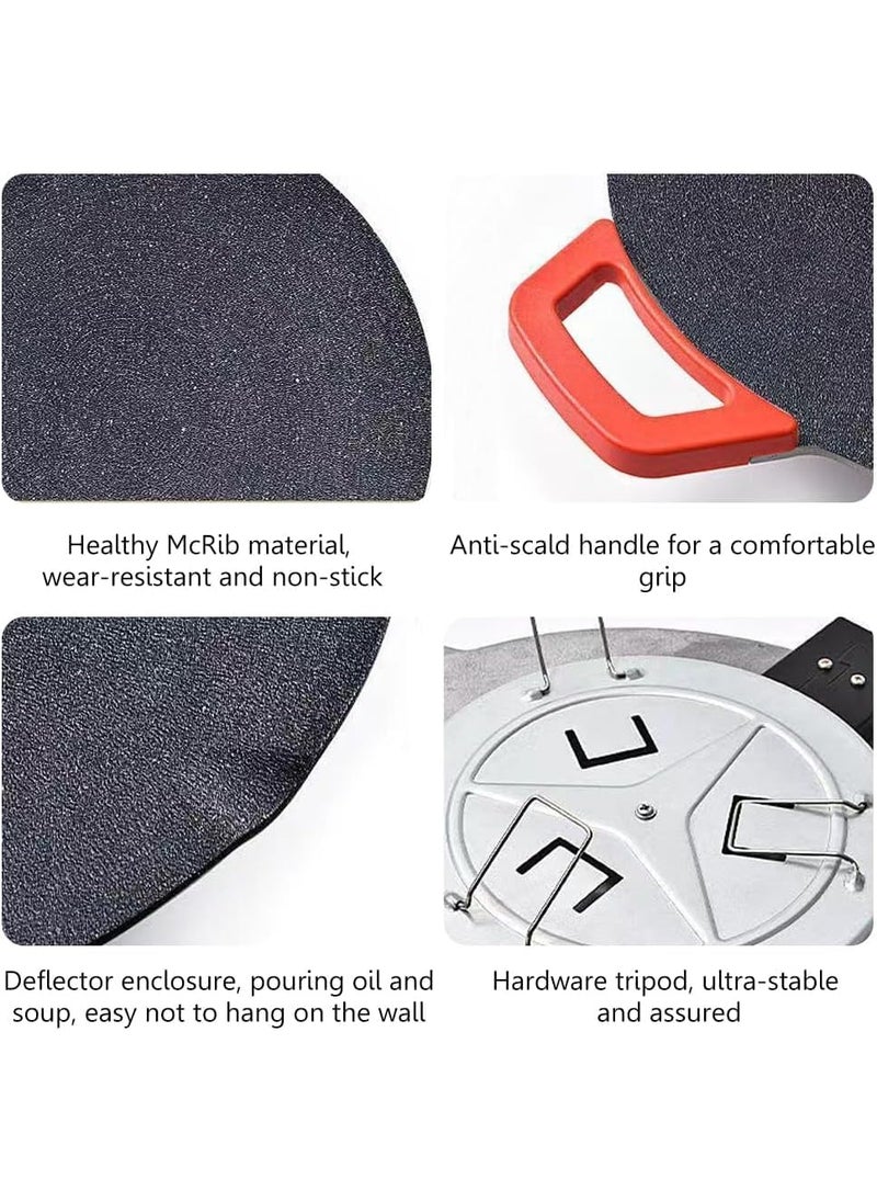 Prostuff.in Prostuff.in® 1Pcs Portable Electric Smokeless Grill Pan for Indoor BBQ, Nonstick Surface with Adjustable Temperature Control, Fast Heating, Easy to Clean, Perfect for Grilling Meat, Fish, Vegetables  - Image 4
