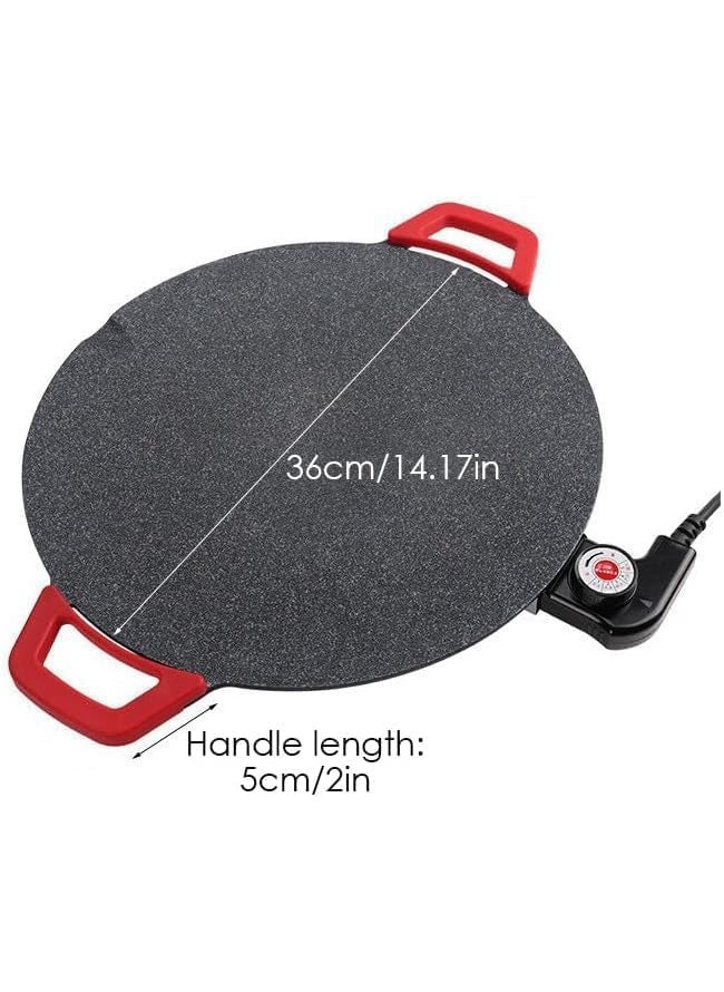 Prostuff.in Prostuff.in® 1Pcs Portable Electric Smokeless Grill Pan for Indoor BBQ, Nonstick Surface with Adjustable Temperature Control, Fast Heating, Easy to Clean, Perfect for Grilling Meat, Fish, Vegetables  - Image 3
