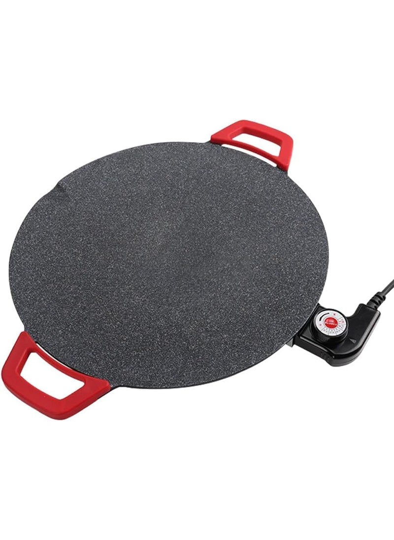 Prostuff.in Prostuff.in® 1Pcs Portable Electric Smokeless Grill Pan for Indoor BBQ, Nonstick Surface with Adjustable Temperature Control, Fast Heating, Easy to Clean, Perfect for Grilling Meat, Fish, Vegetables  - Image 1