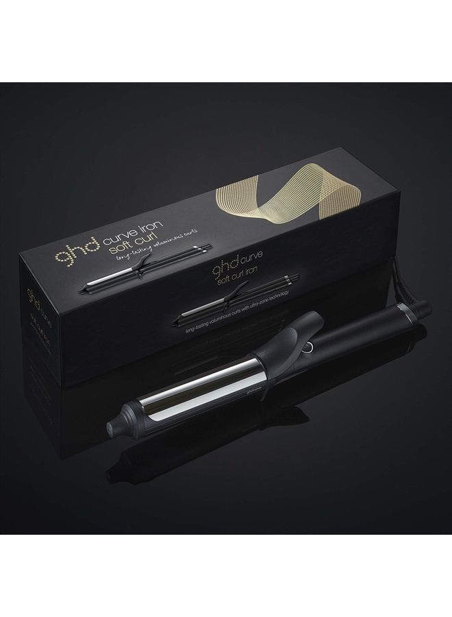 ghd Soft Curl Hair Curling Iron ― 1.25" Hair Curler, Professional Styling Tool with Safer-for-Hair Styling Tool Temperature, Perfect for Longer Hair or Voluminous Styles ― Black - Image 2