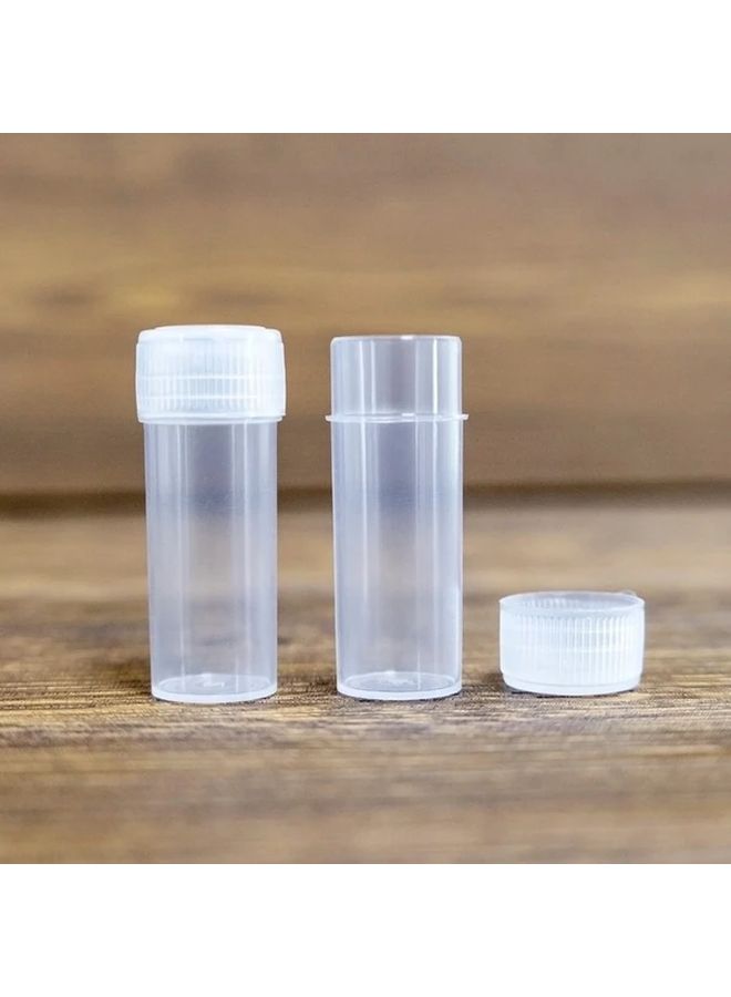 50pcs Small Plastic Test Tubes With Caps For Storage And Crafts - Image 5